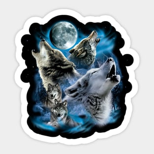 The Wolf Country Sticker